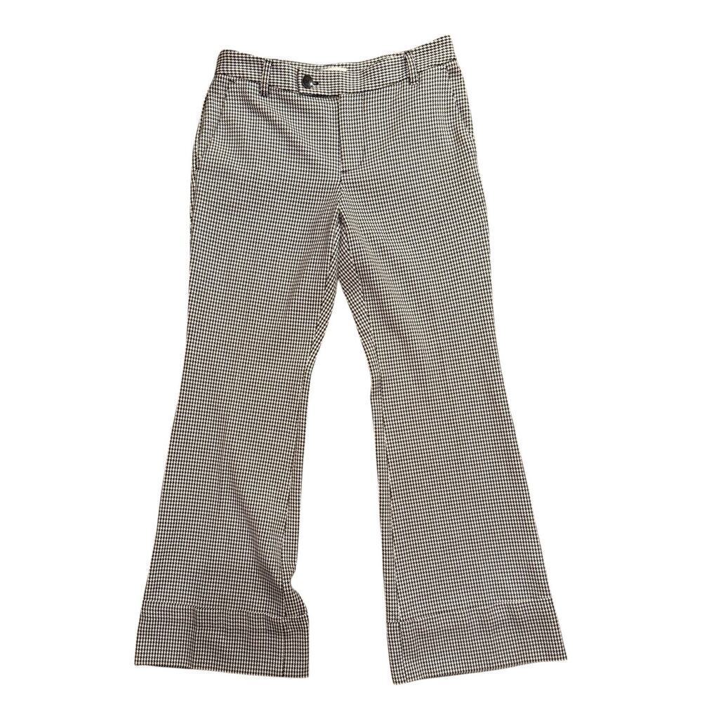 Maeve By Anthropologie Houndstooth Cuff Pants Size 4